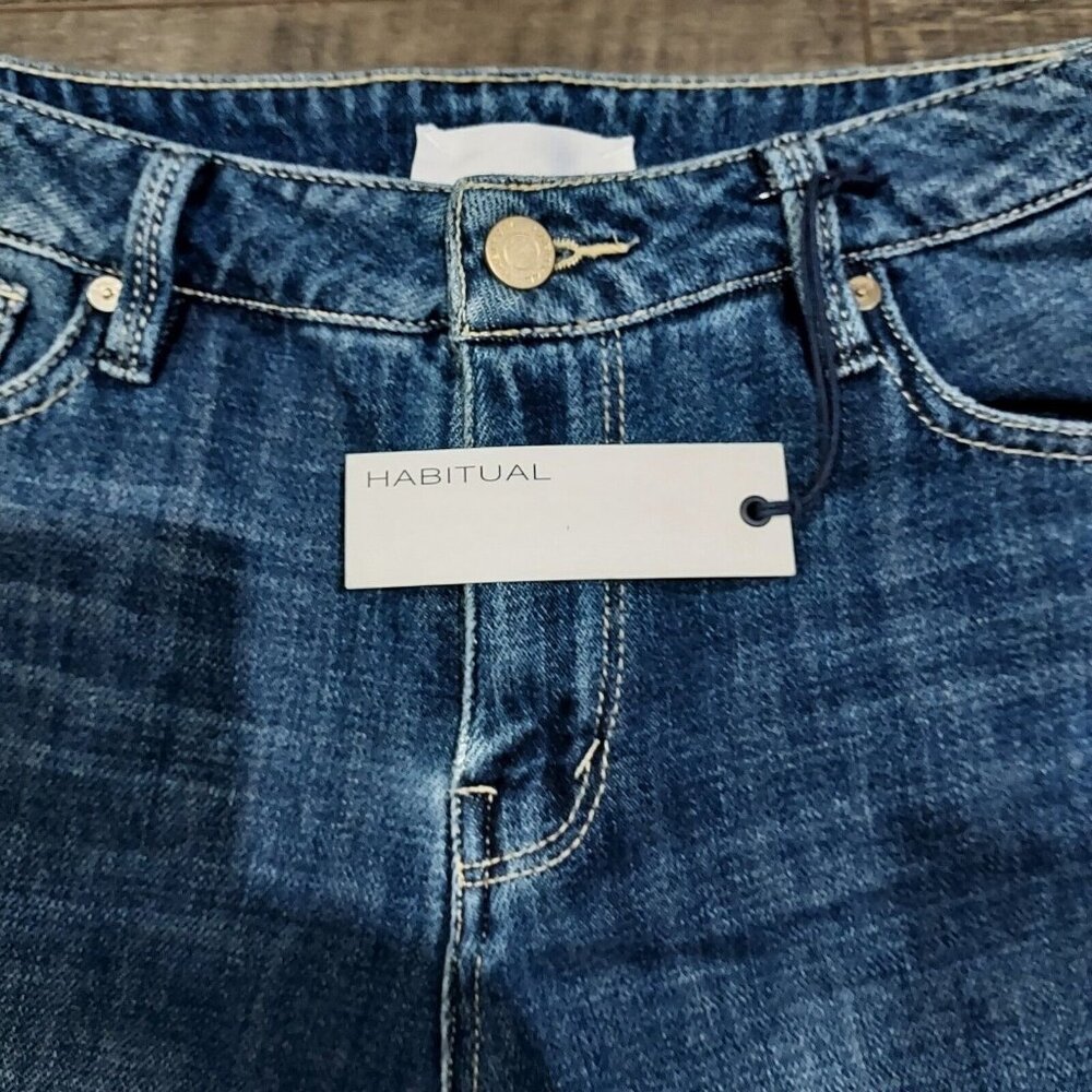 Jeans Habitual Capri Distressed Boyfriend Size 25 Beachcore Summertime 100Cotton - Picture 6 of 13